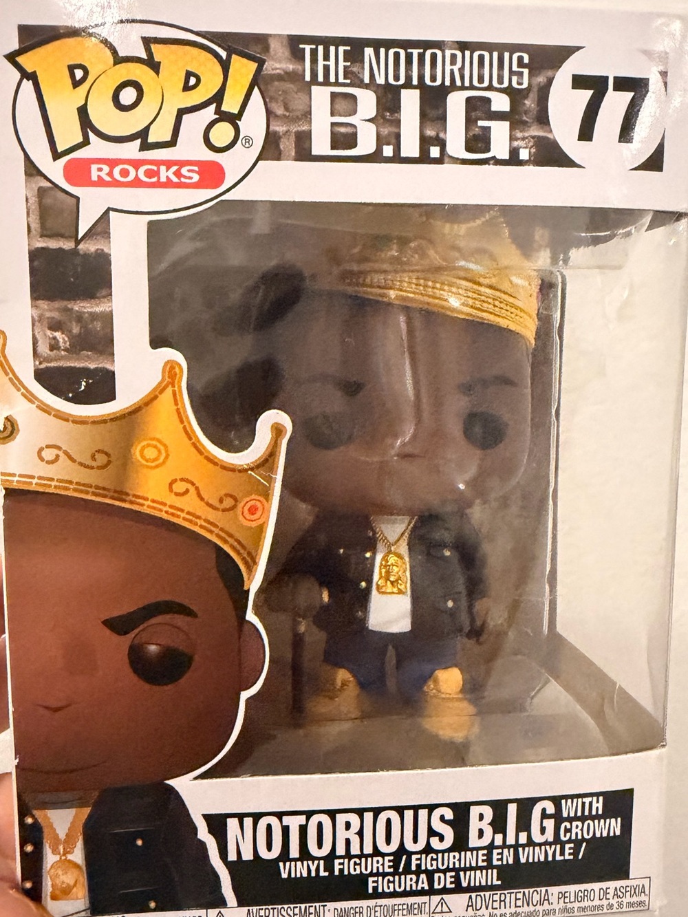 Funko Pop! Rocks The Notorious B.I.G. - Black & Gold Crown